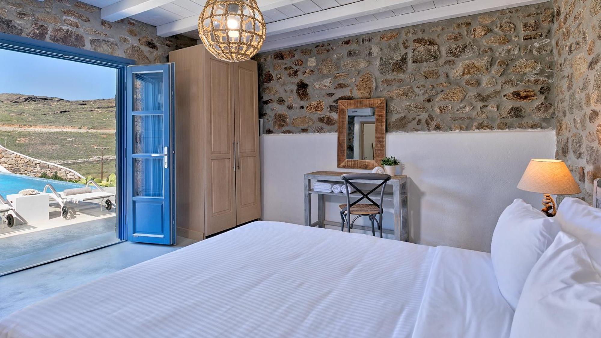 Mykonos Panormos Villas Стая снимка
